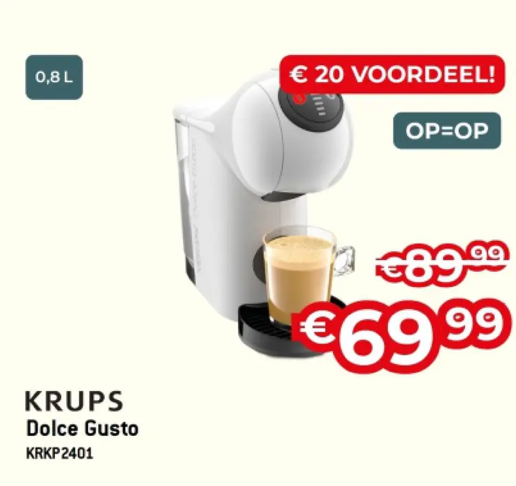 Promotie: Dolce Gusto