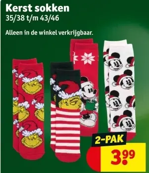 Aanbieding: Kerst sokken