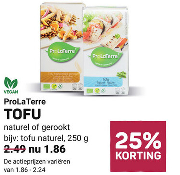 Aanbieding: ProLaTerre TOFU