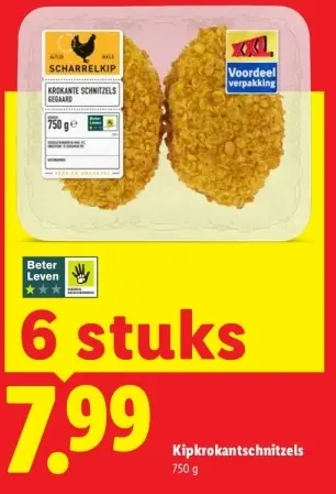Aanbieding: Kipkrokantschnitzels