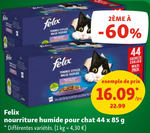 Offre: Nourriture humide pour chat