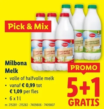 Promotie: Melk