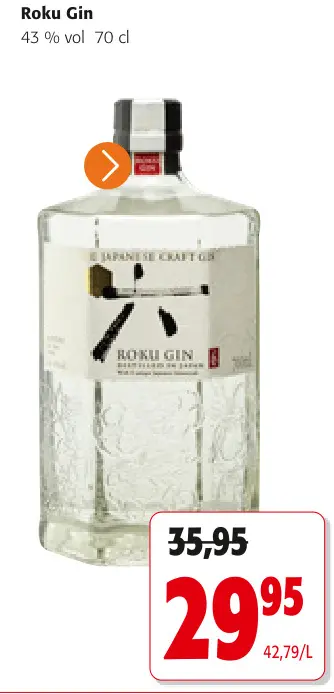 Promotie: Roku Gin