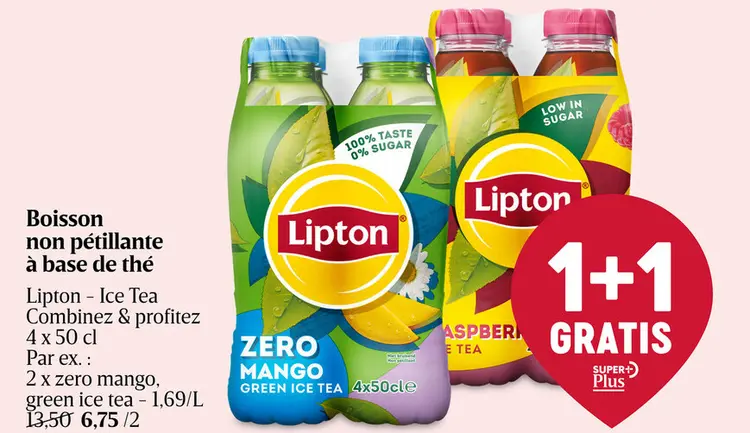Offre: Boisson non pétillante à base de thé Lipton -