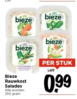 Aanbieding: Bieze Rauwkost Salades