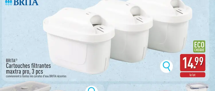 Offre: Cartouches filtrantes maxtra pro