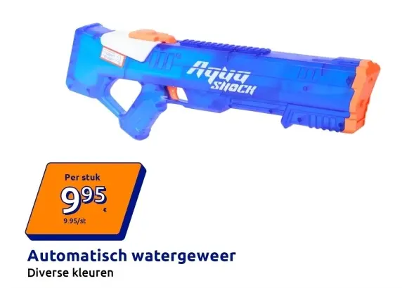 Promotie: Automatisch watergeweer