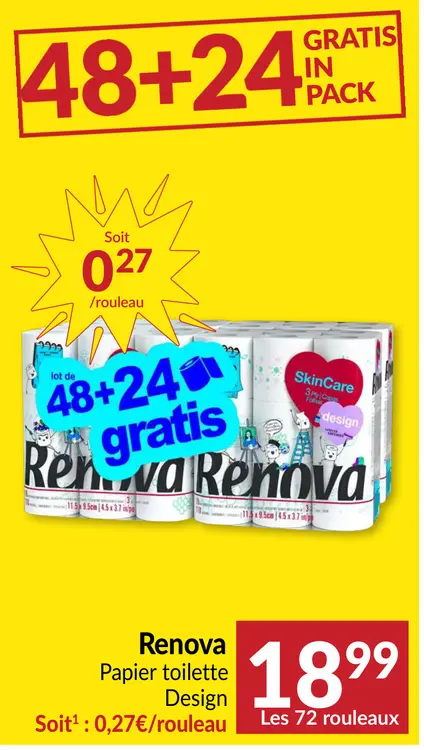 Offre: Papier toilette Design
