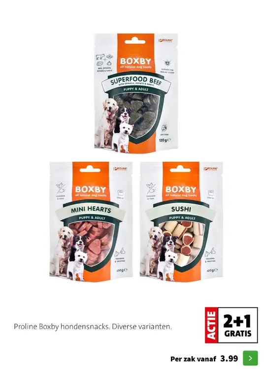 Aanbieding: Boxby hondensnacks
