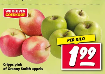 Aanbieding: Cripps pink of Granny Smith appels