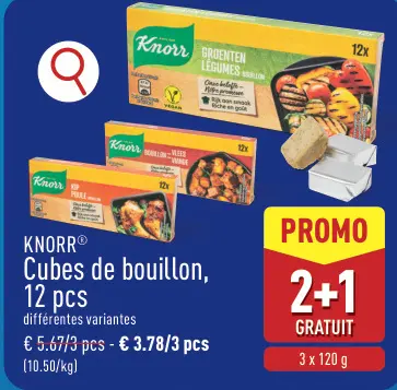 Offre: Cubes de bouillon