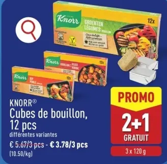 Offre: Cubes de bouillon