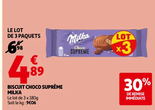 Offre: Biscuit choco suprême