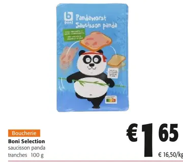 Offre: saucisson panda