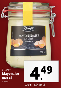 Aanbieding: Mayonaise met ei