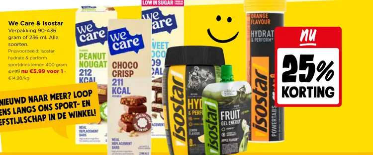 Promotie: We Care & Isostar