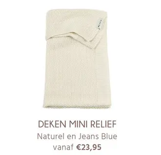 Aanbieding: Deken mini relief