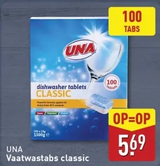 Aanbieding: UNA Vaatwastabs classic