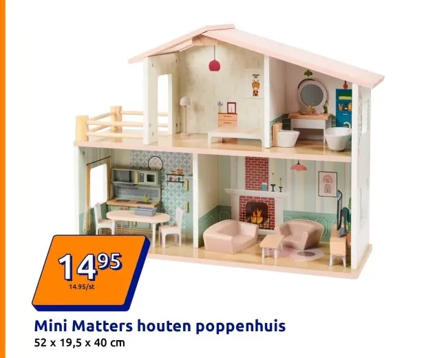 Promotie: houten poppenhuis