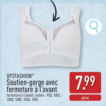 Offre: Soutien-gorge avec fermeture à l'avant
