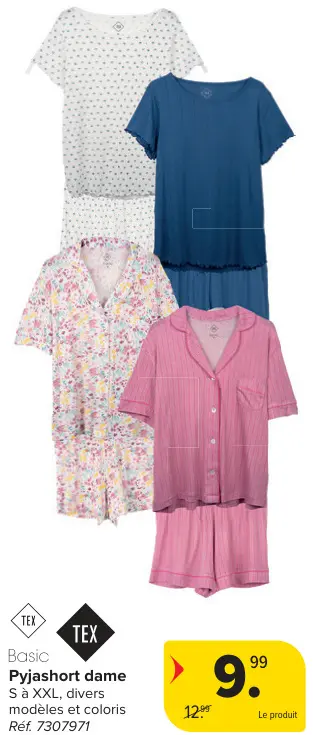 Offre: Pyjashort dame