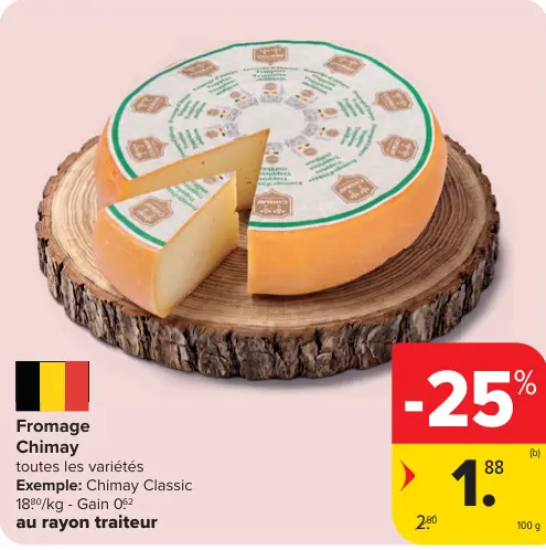 Offre: Chimay Fromage