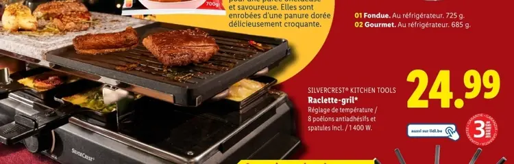 Offre: Raclette-gril
