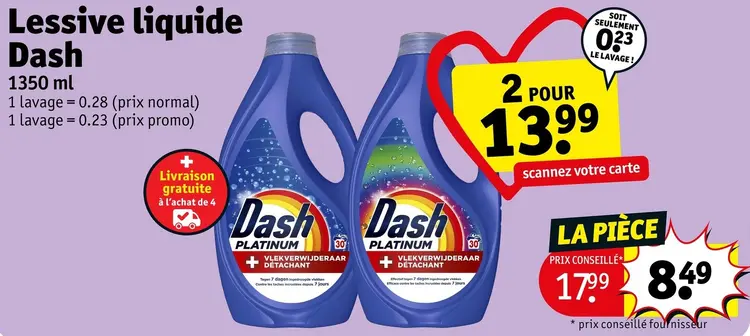 Offre: Lessive liquide