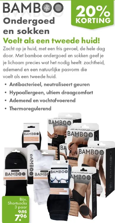 Aanbieding: Ondergoed en sokken
