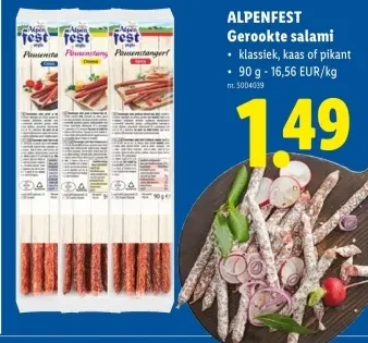 Promotie: Gerookte salami