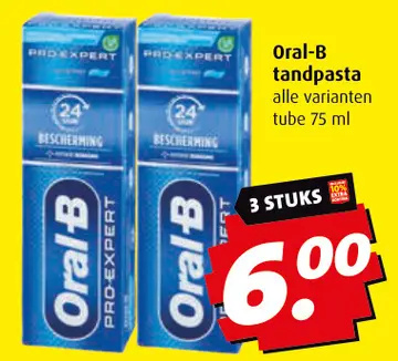 Aanbieding: Oral-B tandpasta