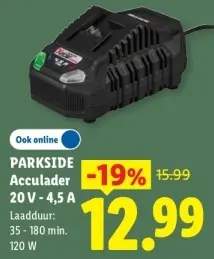Aanbieding: Acculader