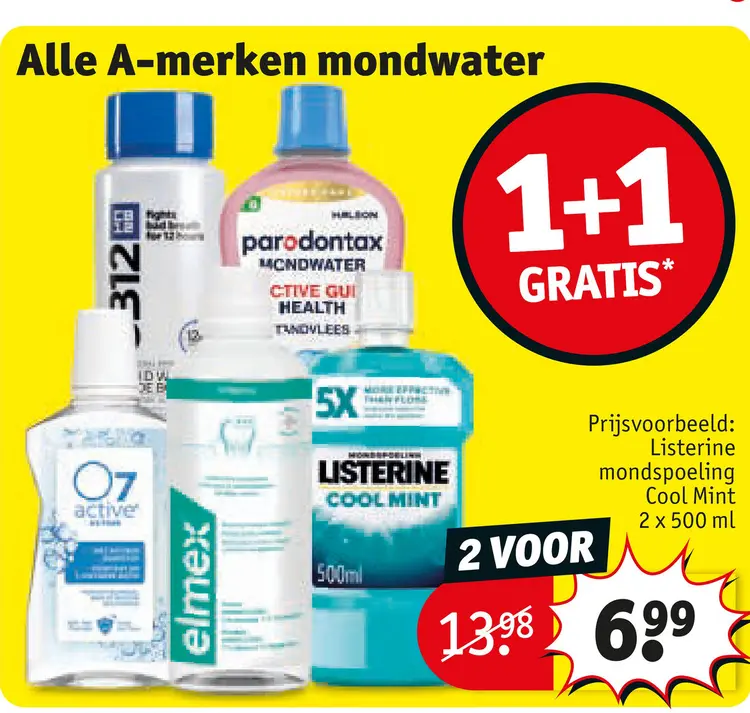 Aanbieding: mondwater