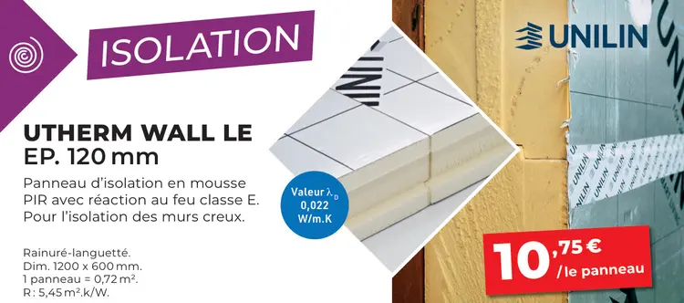 Offre: UTHERM WALL LE EP. 120 mm