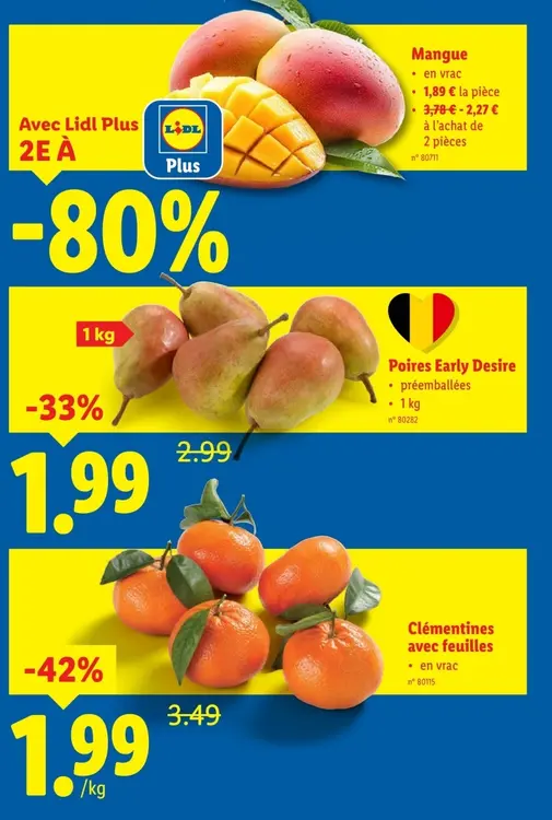 Offre: avec Lidl Plus