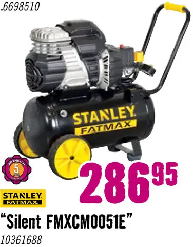 Aanbieding: FATMAX Compressor Silent FMXCM0051E