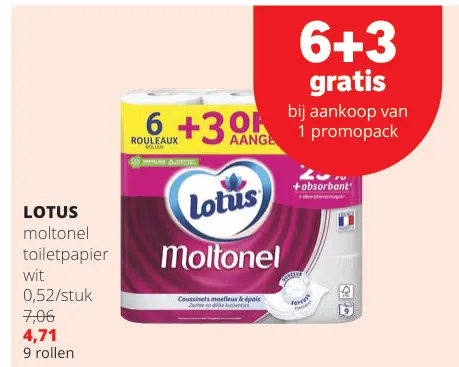 Promotie: Toiletpapier