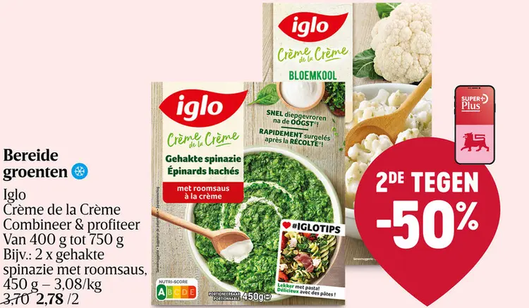 Promotie: Bereide groenten