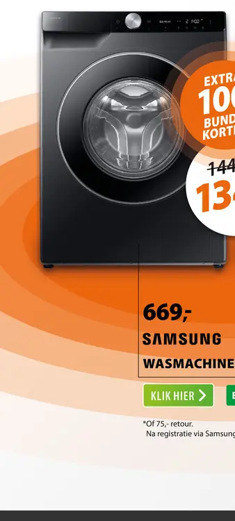 Aanbieding: Samsung SuperSpeed 6000-serie WW11DG6B25LB Zwart