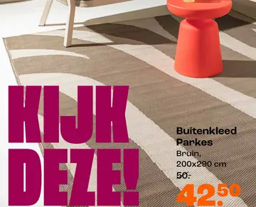 Aanbieding: Buitenkleed Parkes