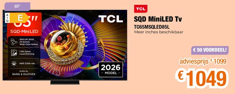 Promotie: SQD MiniLED Tv