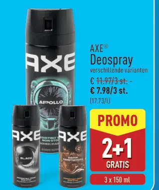Promotie: AXE Deospray