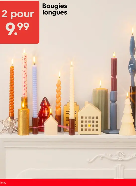 Offre: Bougies longues