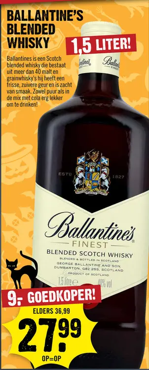 Aanbieding: Ballantine's blended whisky