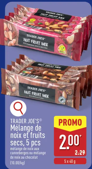 Offre: Mélange de noix et fruits secs