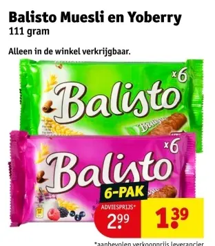 Aanbieding: Muesli en Yoberry