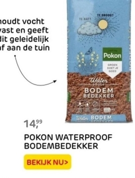 Aanbieding: POKON WATERPROOF BODEMBEDEKKER