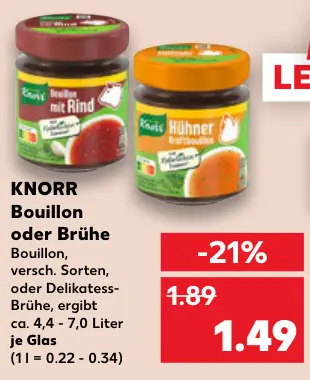 Aanbieding: Bouillon oder Brühe