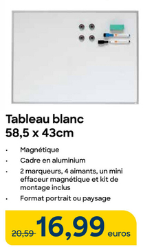 Offre: Tableau blanc