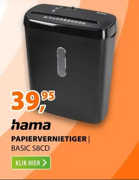 Aanbieding: Papiervernietiger